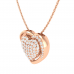 The Manavi Diamond Heart Pendant