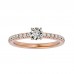 Designer's Choice Full Natural Diamonds Engagement Ring For Women