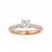 Austin Round Solitaire Engagement Ring For Her