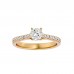 Austin Round Solitaire Engagement Ring For Her