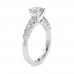 Antarang 0.90 Ct IGI Certified Solitaire Diamond Ring (Without Center Stone)