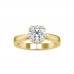 Gyan Certified Diamond Cluster Engagement Ring (Without Center Stone)